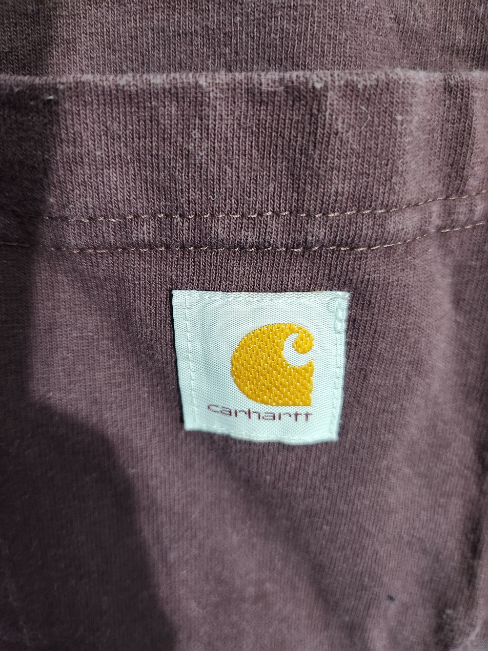 Carhartt Loose Fit Long Sleeve Tee in Maroon - Picture 3 of 5